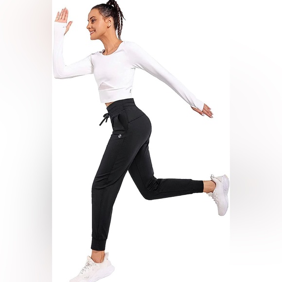 Fleece Lined Pants Water Resistant Thermal Joggers - Picture 2 of 2